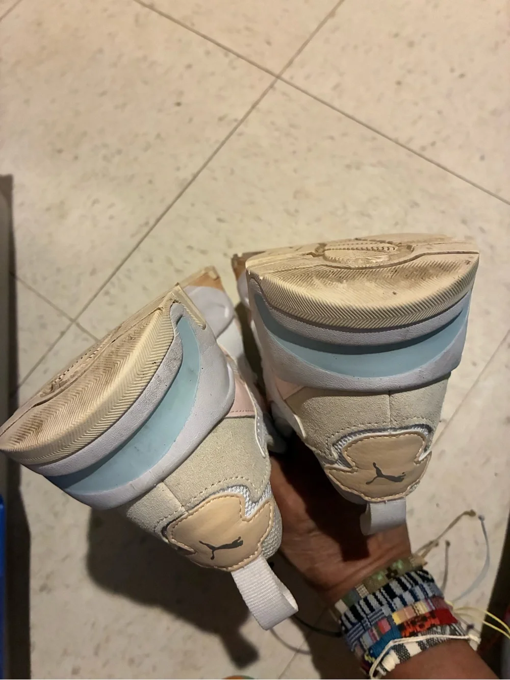 Puma Pastel Multi-Panel Low-Top Sneakers